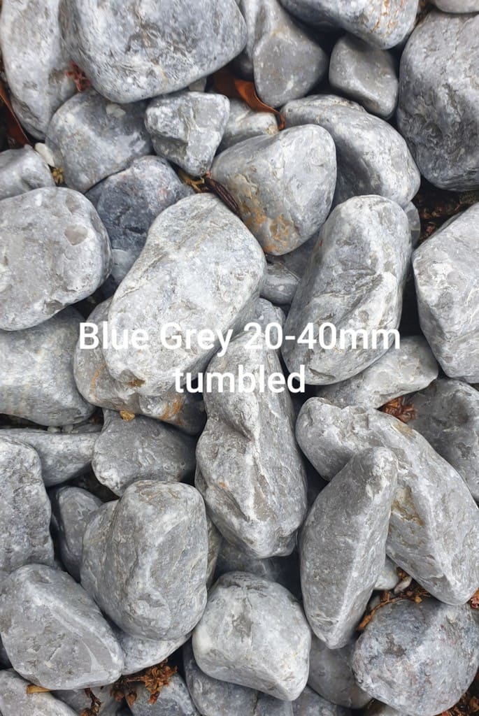 Blue Grey 20–40mm tumbled