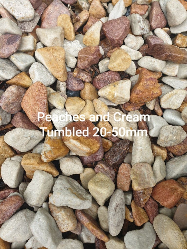 Peaches & Cream 20–50mm tumbled