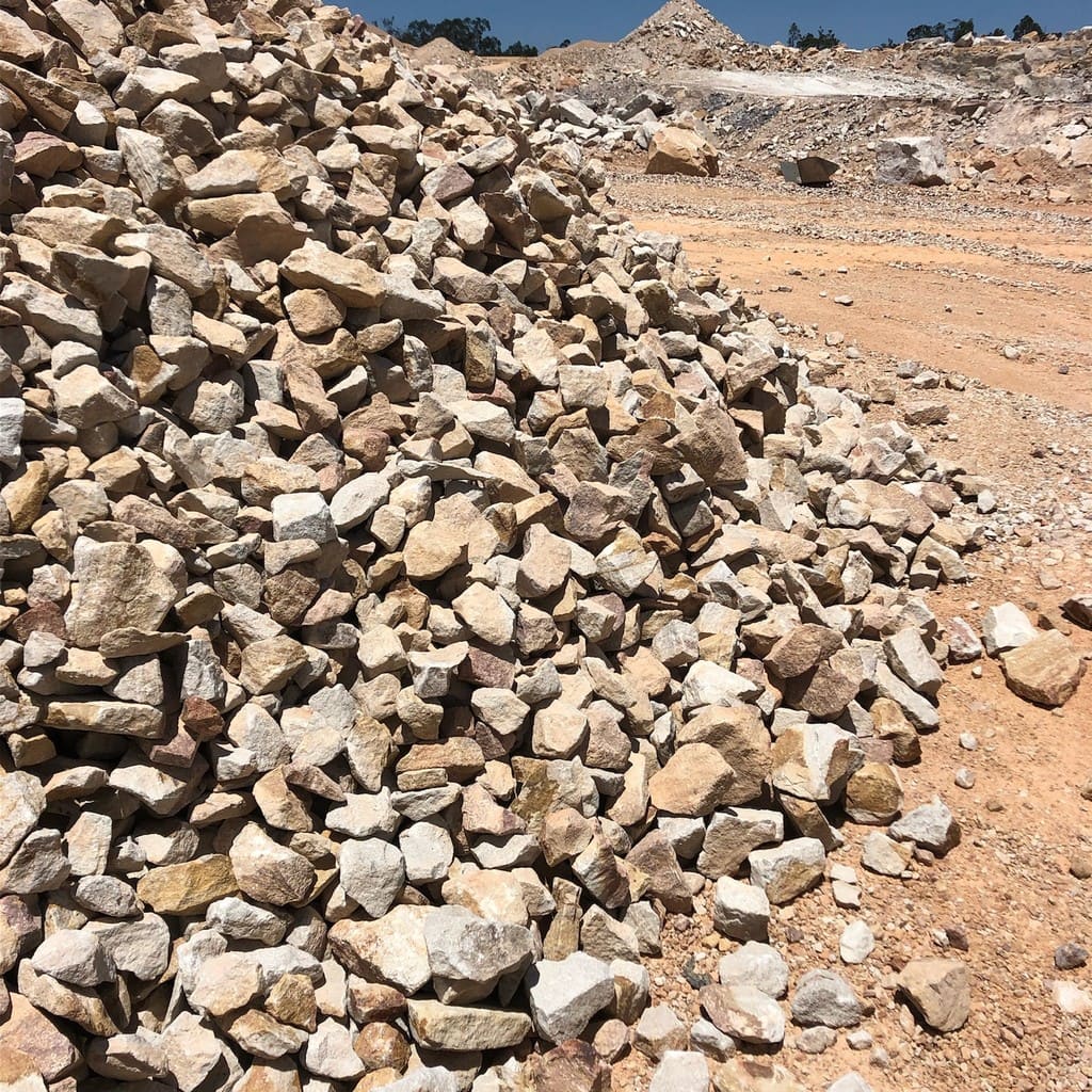 Sandstone Crush 75mm quarry supply