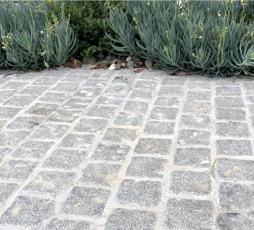 Argent Granite Tumbled cobblestones Brisbane