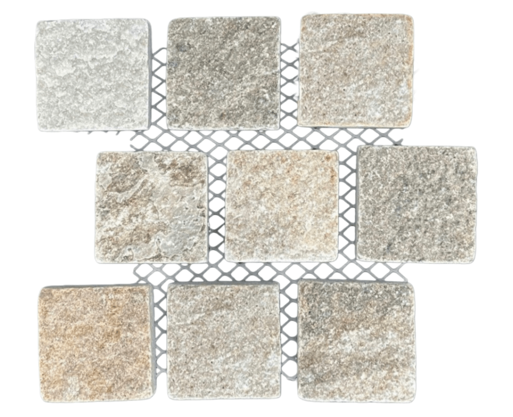 Barraba quartz cobblestone path Gold Coast