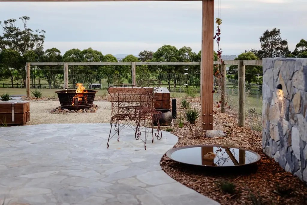 Kimba slate crazy paving pathway project