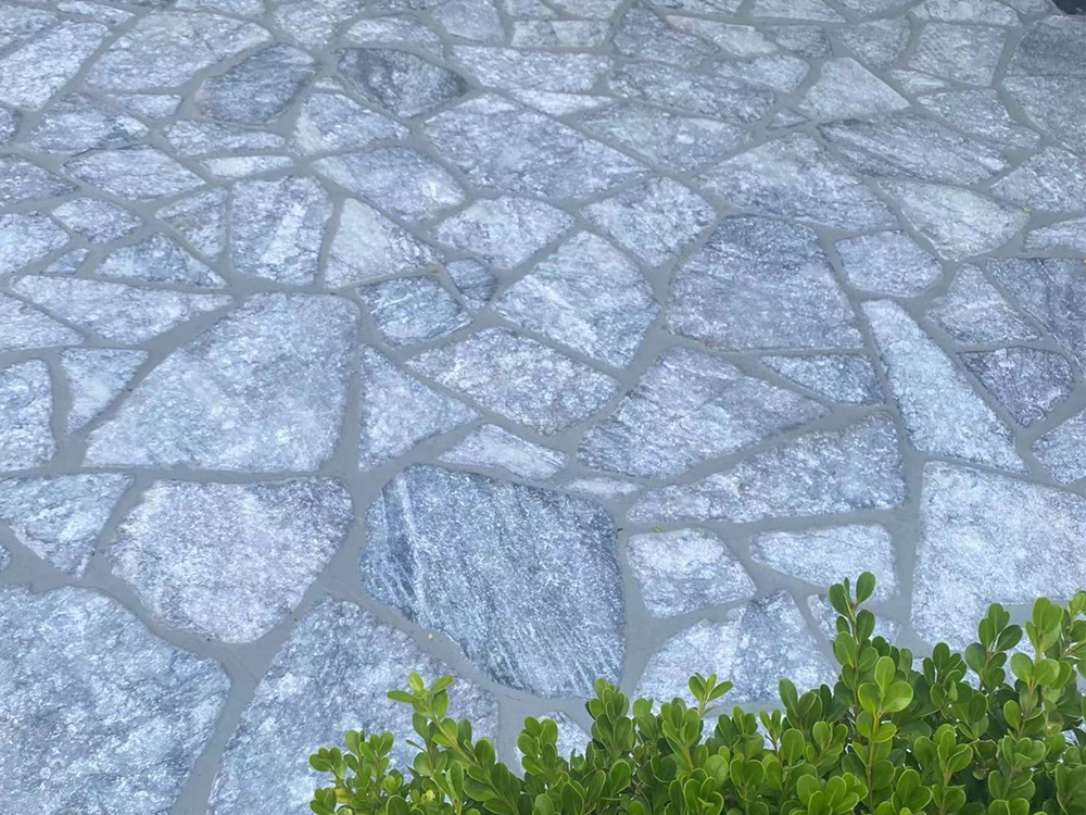 Mia marble crazy paving close-up