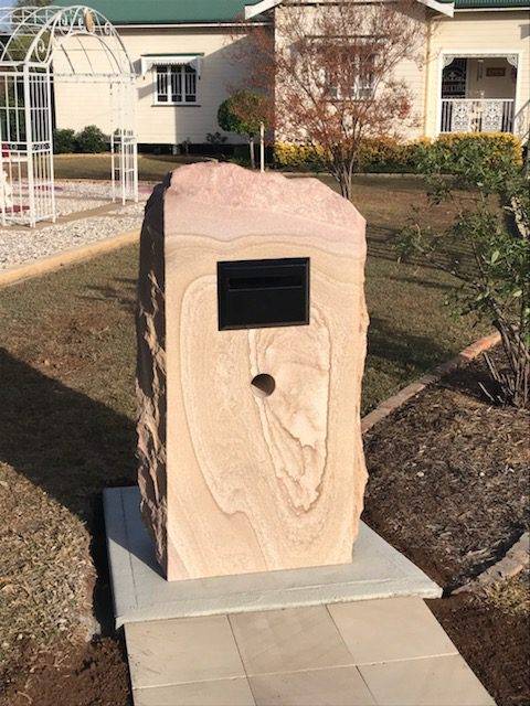 Rockfaced Formal Letterbox