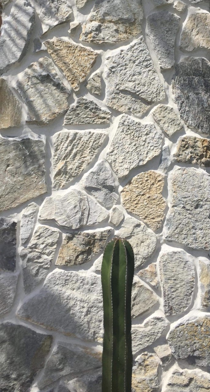 Beltana irregular walling project residential feature wall Brisbane