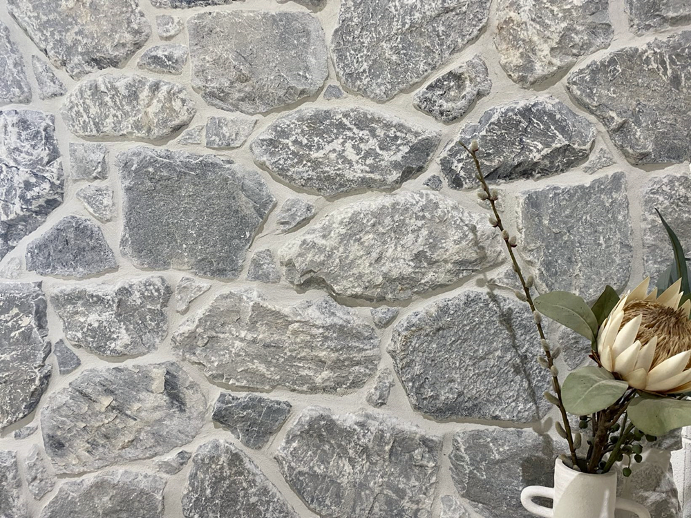 Beltana irregular walling Newstead showroom display
