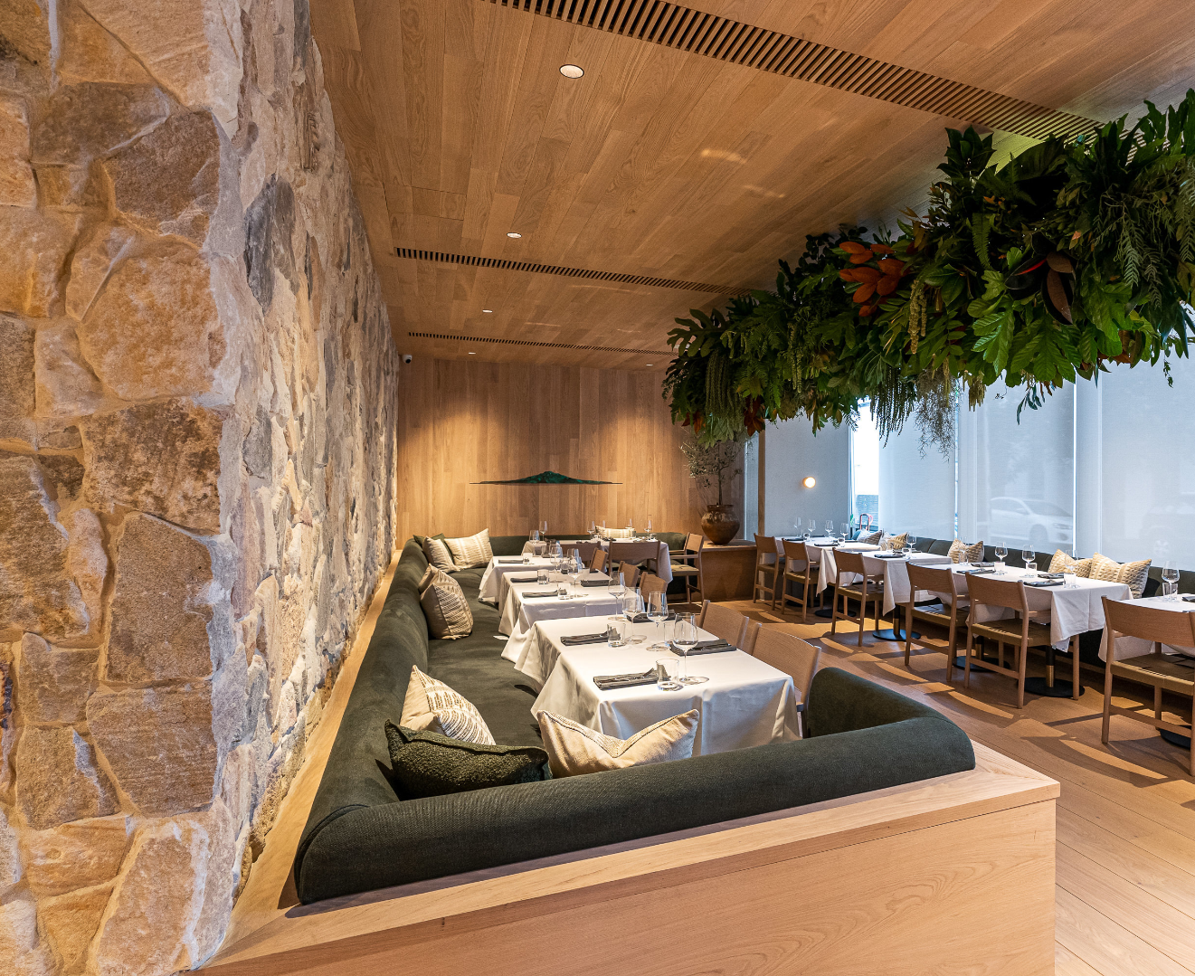Berwick irregular walling stone interior feature