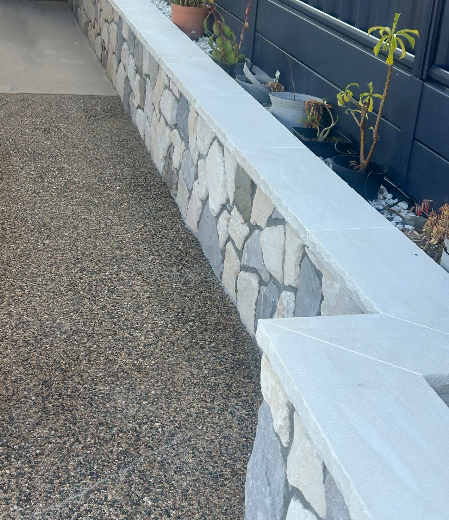 Bligh irregular walling swimming pool featured wall