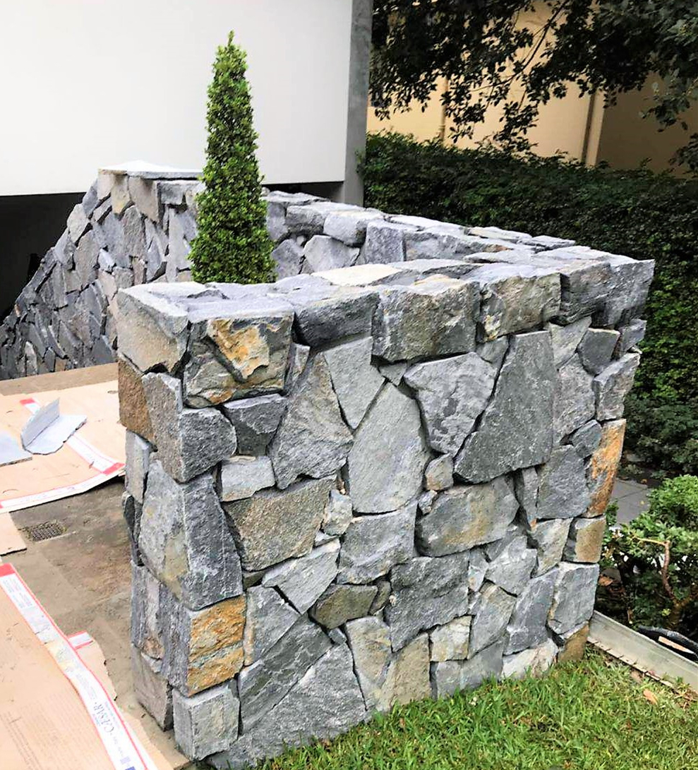 Eyre irregular wall cladding stone outdoor project
