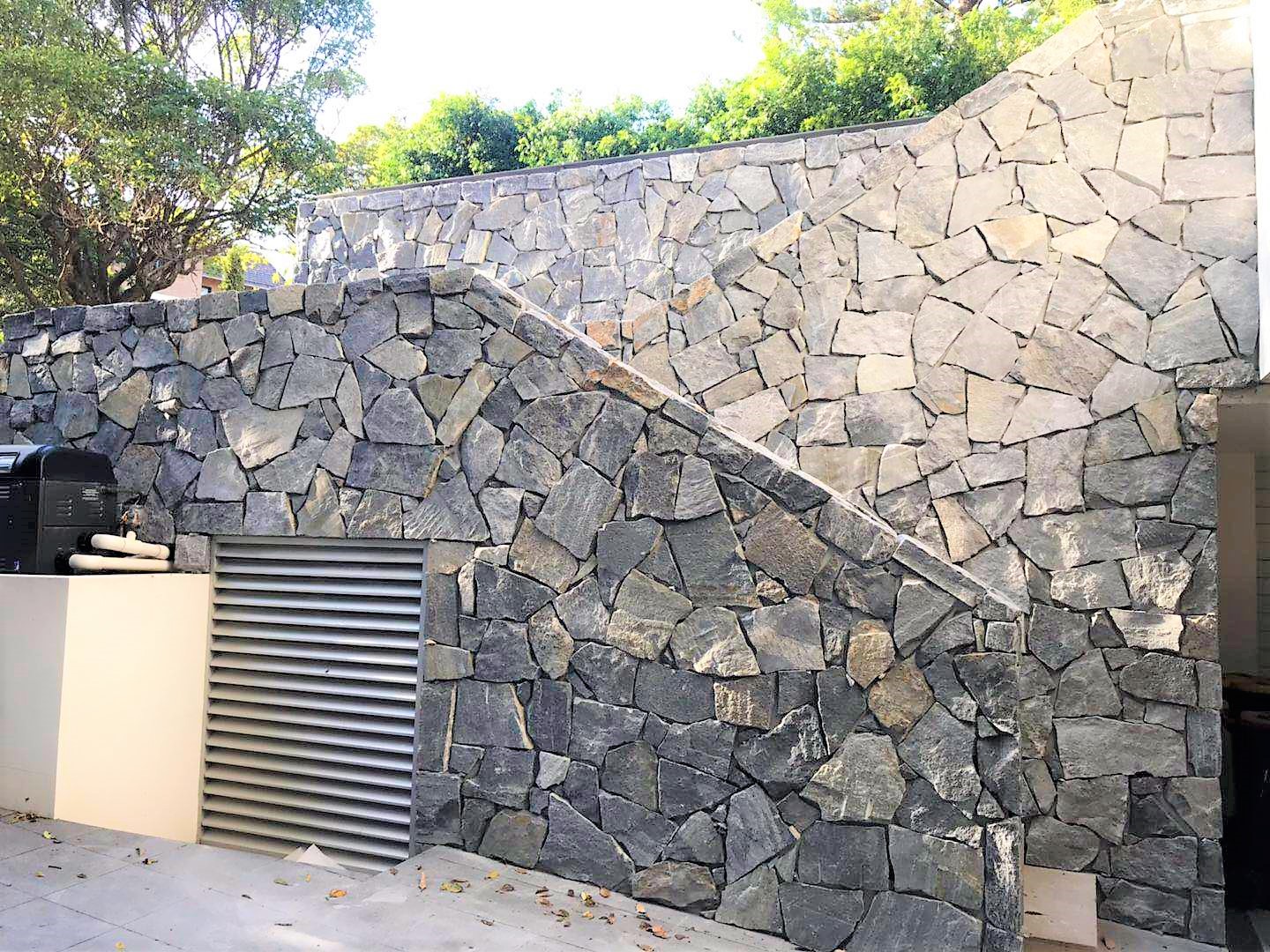 Eyre irregular wall cladding stone landscape