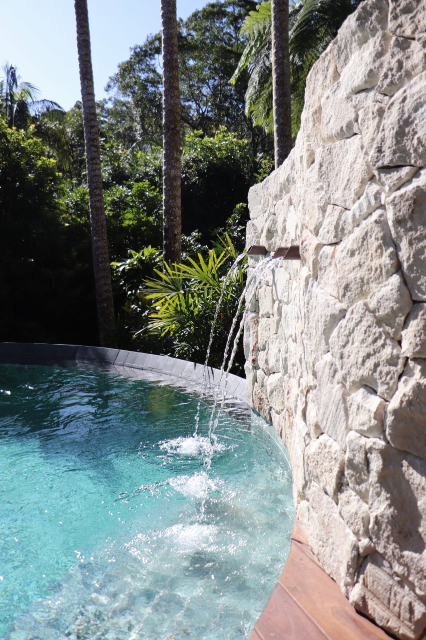 Foster irregular walling close-up stone texture
