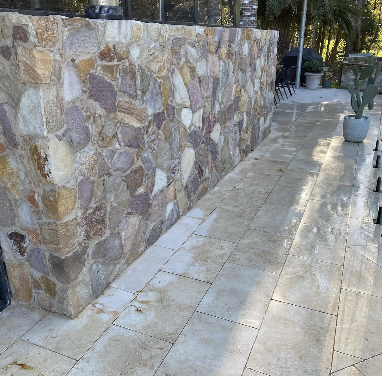 Ranch irregular wall cladding stonecraft project