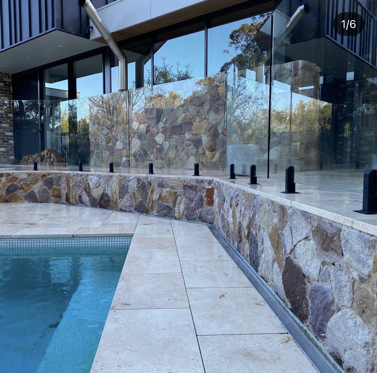 Ranch irregular wall cladding stonecraft detail