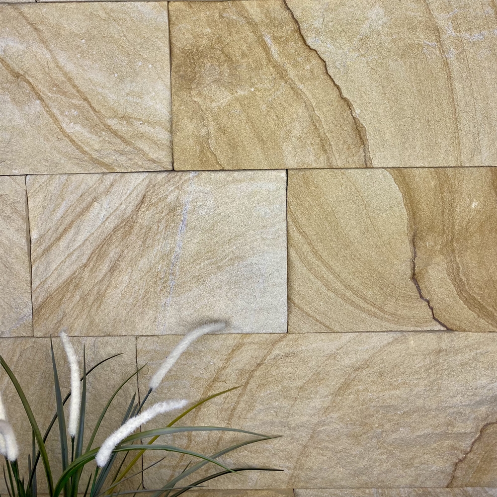 Kirra Banded sandstone cladding detail texture