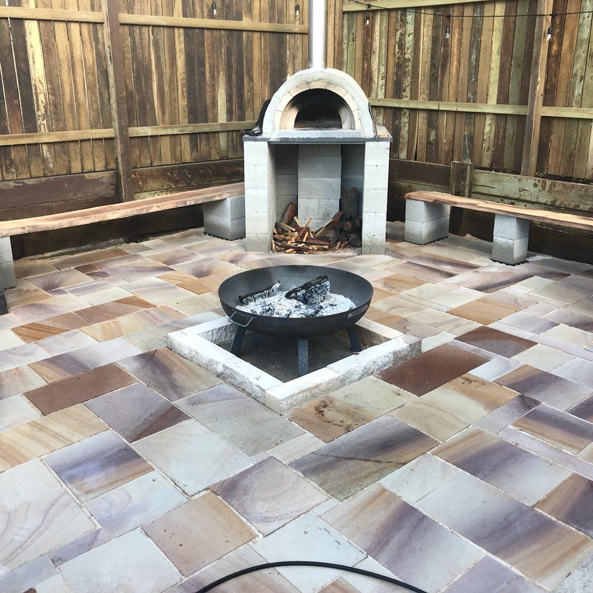 600x300x20mm sandstone tiles natural stone paving