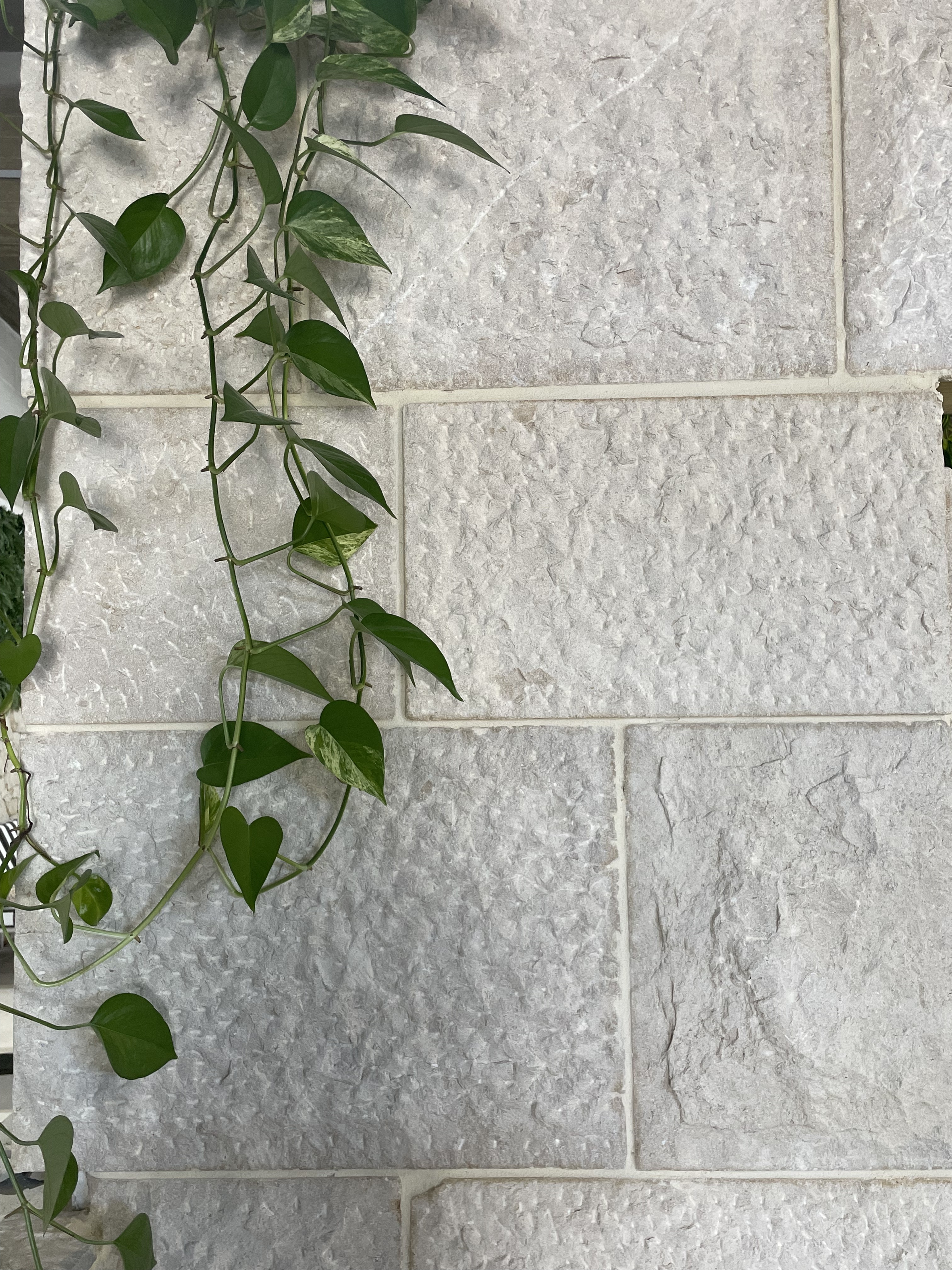 Sarina Lodge limestone cladding installation