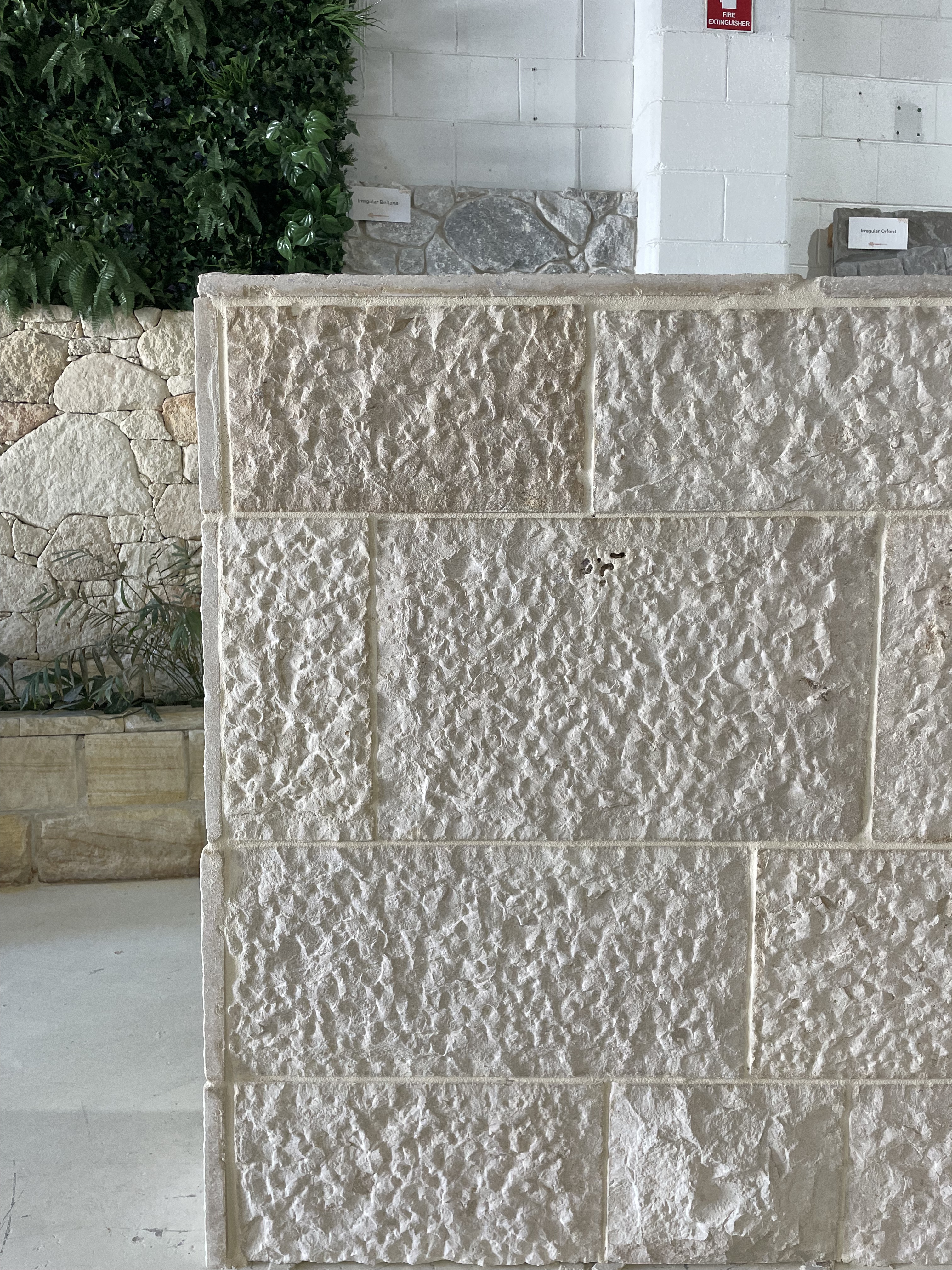 Sarina Lodge limestone walling natural stone detail