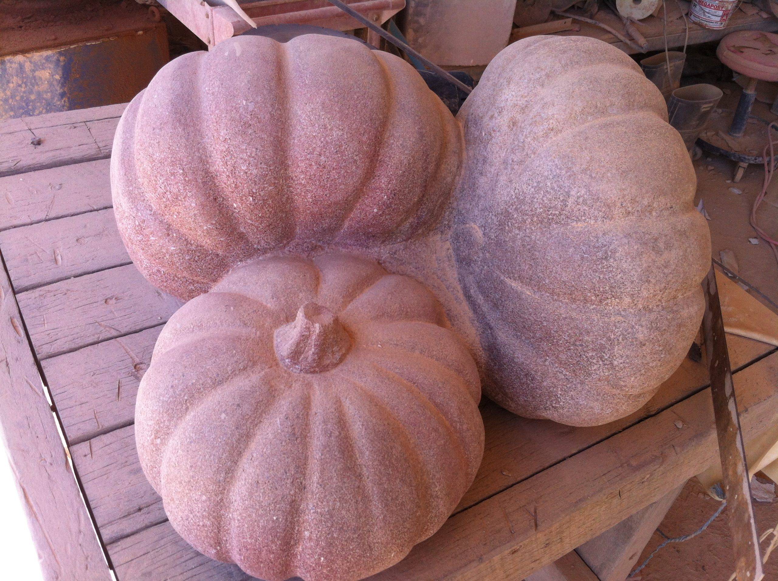 Custom carved sandstone sculpture for garden feature Gold Coast