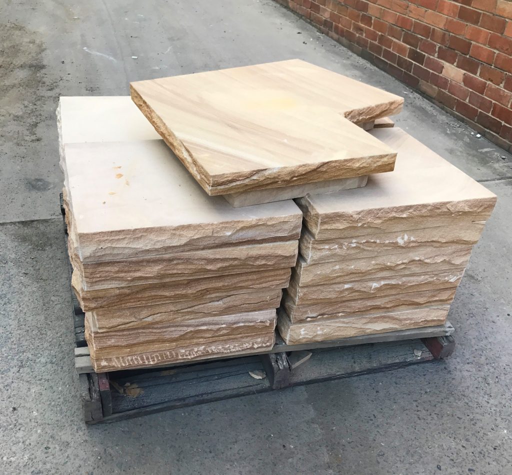 Australian stone capping on pallet