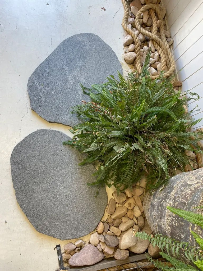 Argent Granite stone stepper Brisbane