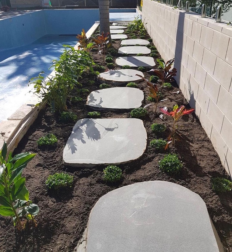 Iluka Bluestone stone stepper Brisbane