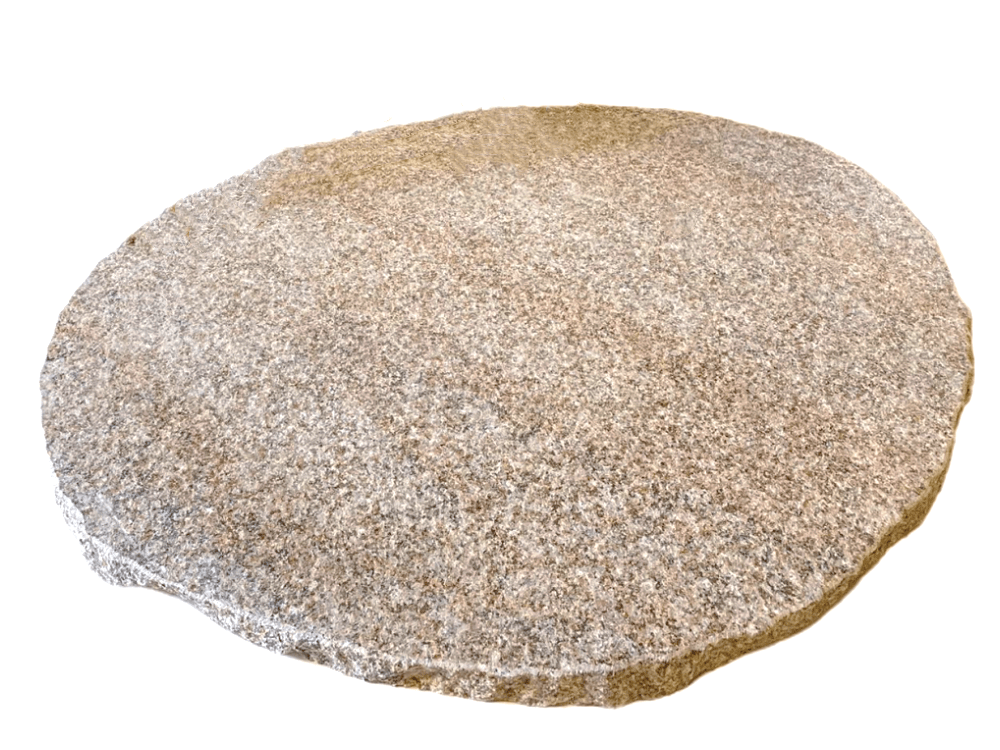 Sunbury granite stepping stone close-up